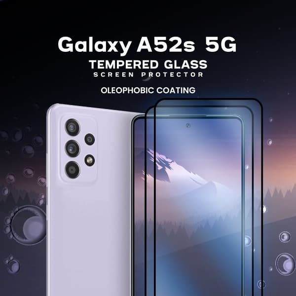 2-Pack Samsung Galaxy A52s 5G - Härdat glas 9H - Super kvalitet