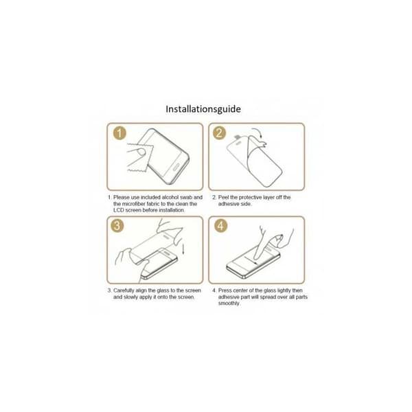 2-PACK Samsung A73 5G hærdet glas 0,26 mm 9H fuldramme
