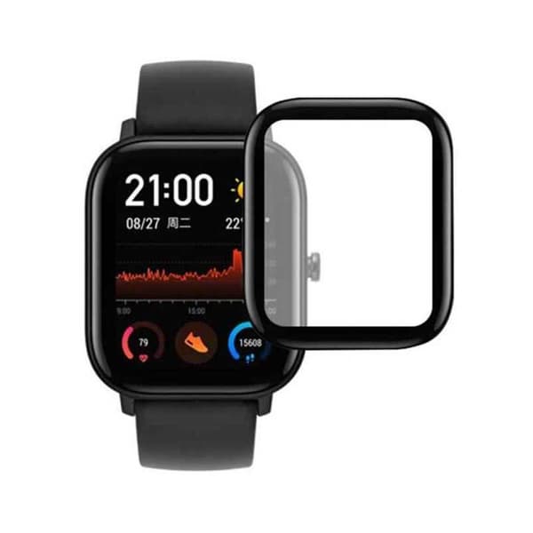2-PACK Amazfit GTS 3 FullFrame 3D Härdat glas 0.26mm 9H