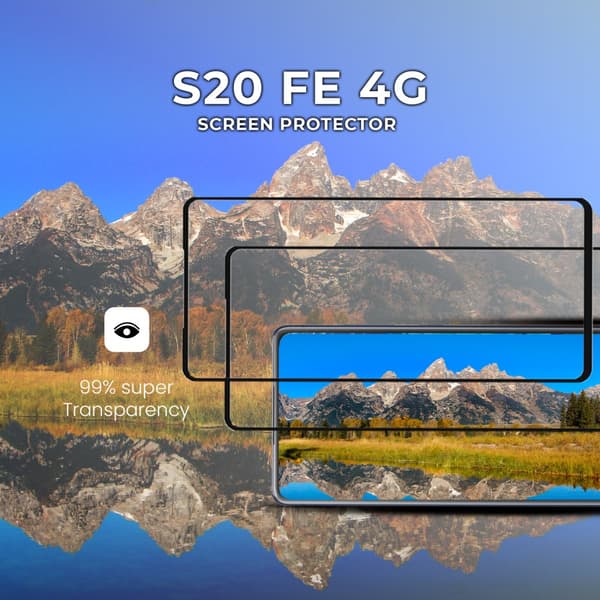 2-Pack Samsung Galaxy S20 FE 4G - Härdat glas 9H -Super kvalitet