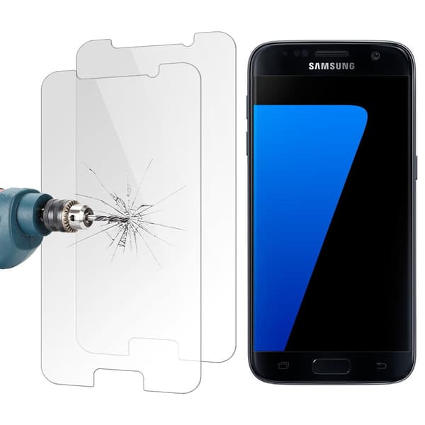 2 stk Samsung Galaxy S7 - Skærmbeskytter Hærdet Glas