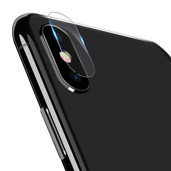 2 stk iPhone X/XS - Skærmbeskytter Kamera - Hærdet Glas