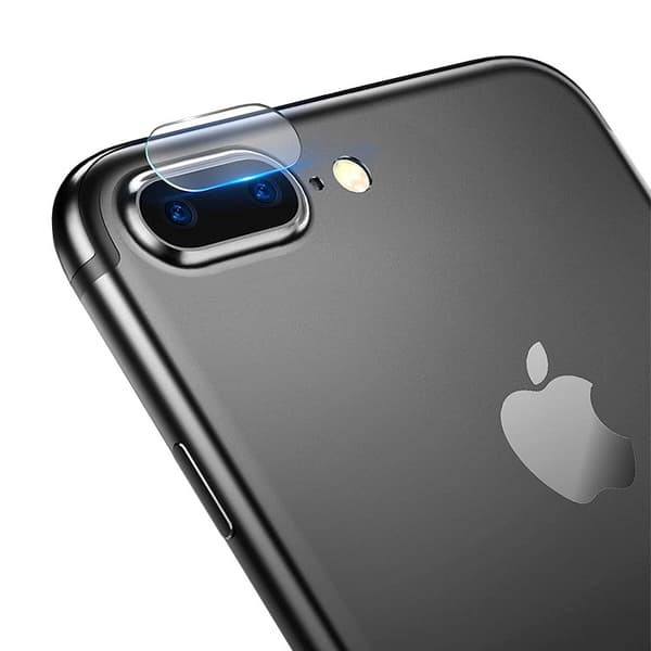 2 stk iPhone 7/8 Plus - Skærmbeskytter Kamera - Hærdet Glas