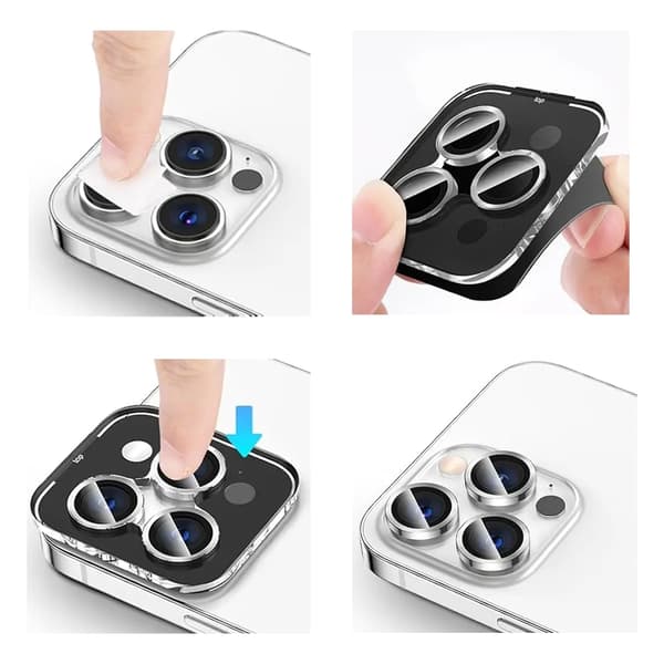 2st iPhone 12/12 Mini - Skärmskydd Kamera - Härdat Glas