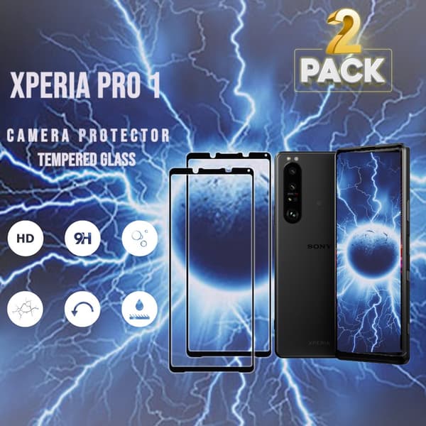 2-Pack Sony Xperia Pro1 - Härdat Glas 9H - Super Kvalitet 3D