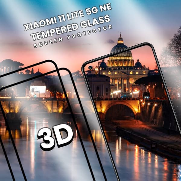 2-Pack Xiaomi 11 Lite 5G NE - Härdat Glas 9H - Super kvalitet 3D