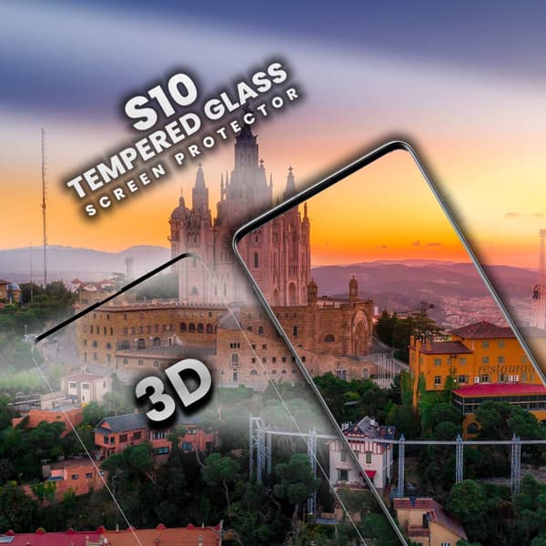 Samsung Galaxy S10 - Härdat glas 9H-Super kvalitet 3D Skärmskydd