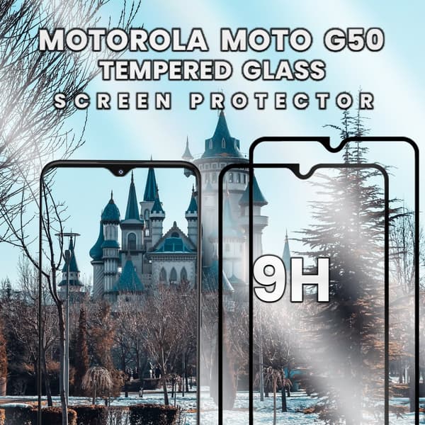 2-Pack Motorola Moto G50 - Härdat Glas 9H - Super kvalitet 3D