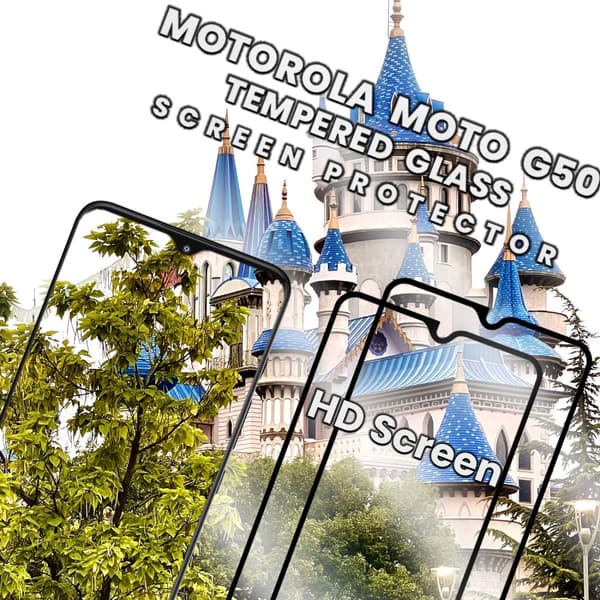 2-Pack Motorola Moto G50 - Härdat Glas 9H - Super kvalitet 3D