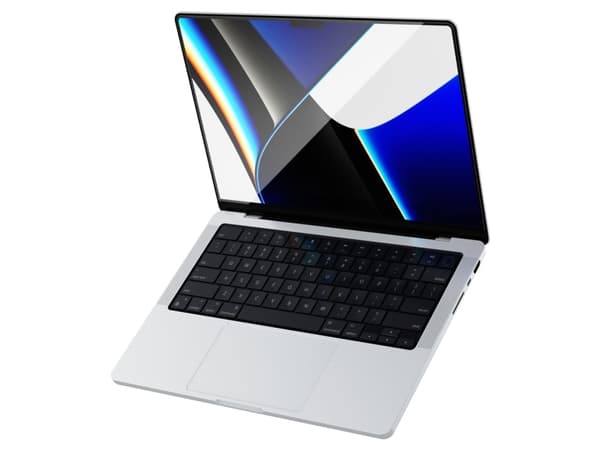 Spigen GLAS.tR SLIM, Bærbar PC-skjermbeskytter, Gjennomsiktig, Apple, Macbook Pro 14 inch (A2442), Herdet glass, 35,6 cm (14")