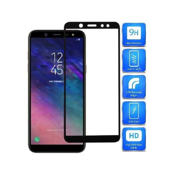 Samsung A6 2018 FullFrame 0,26 mm 2,5D 9H karkaistu lasi