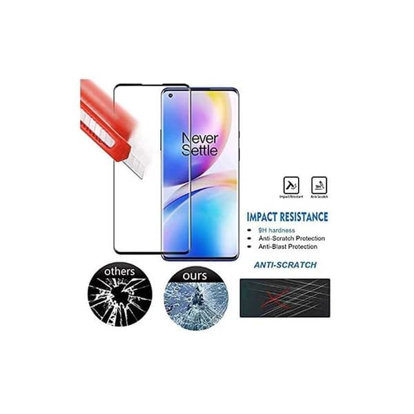 OnePlus 8 Pro FullFrame 3D 0,26 mm 9H karkaistu lasi