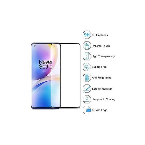 OnePlus 8 Pro FullFrame 3D 0,26 mm 9H karkaistu lasi