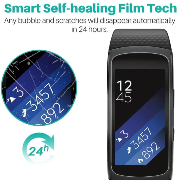 Hydrogeelillä varustettu näytönsuoja mallille Samsung Gear Fit