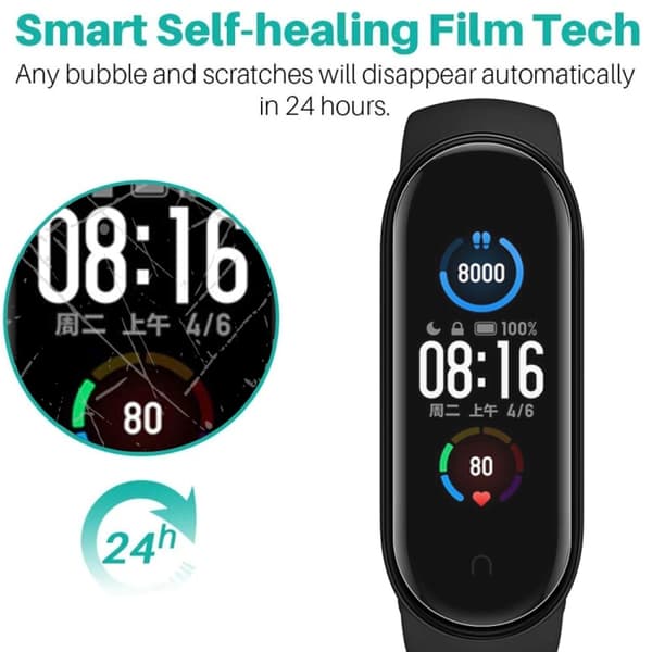 Hydrogeelillä varustettu näytönsuoja mallille Xiaomi Mi Band 6