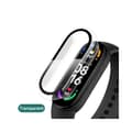 Miniatyrbillede 2 af 5: 2-PACK Xiaomi Mi Band 6 NFC/5/4/3 stødabsorberende skal 9H hærdet glas 2i1