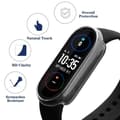 Miniatyrbillede 3 af 5: 2-PACK Xiaomi Mi Band 6 NFC/5/4/3 stødabsorberende skal 9H hærdet glas 2i1