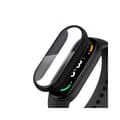 Miniatyrbillede 1 af 5: 2-PACK Xiaomi Mi Band 6 NFC/5/4/3 stødabsorberende skal 9H hærdet glas 2i1