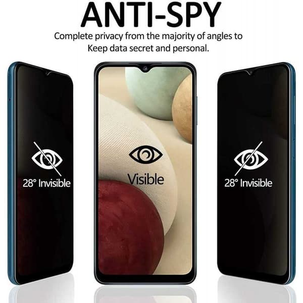 Samsung A33 5G Privacy Härdat glas 0.26mm 2.5D 9H