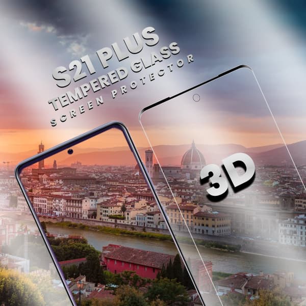 Samsung S21 PLUS - 9H Härdat Glass - 3D Super Kvalitet