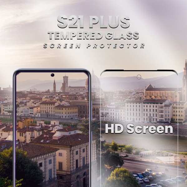 Samsung S21 PLUS - 9H Härdat Glass - 3D Super Kvalitet
