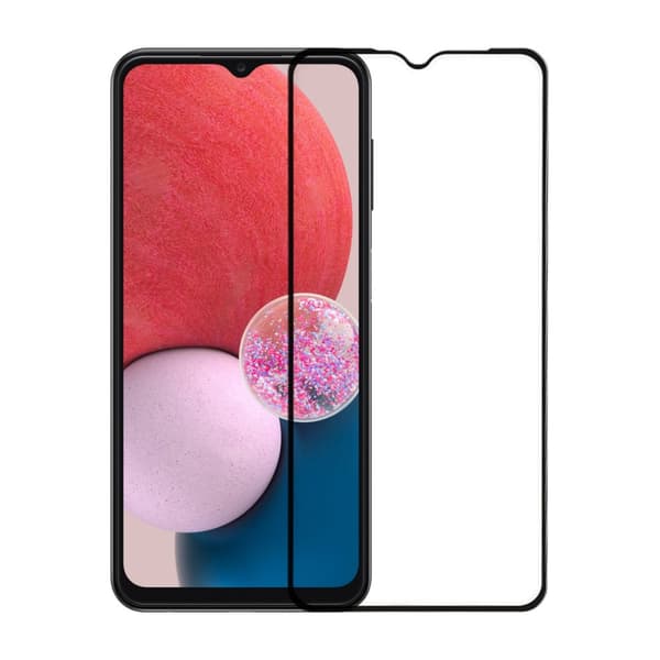 Skärmskydd Samsung A13 4G - 3D Härdat Glas Svart (miljö)