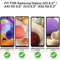 Pikkukuva 2 / 6: 2-PACK Samsung A13 4G Privacy Härdat glas 0.26mm 2.5D 9H