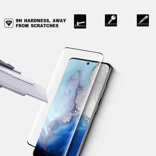 2-pack Galaxy S21 Ultra skärmskydd, stöd för fingeravtryck