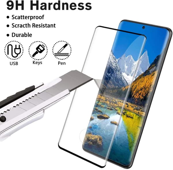 2 pakkauksen- Samsung Galaxy S21 PLUS/ S30 PLUS  näytönsuoja, sormenjälkituki