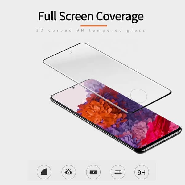 2 pakkauksen- Samsung Galaxy S21 PLUS/ S30 PLUS  näytönsuoja, sormenjälkituki