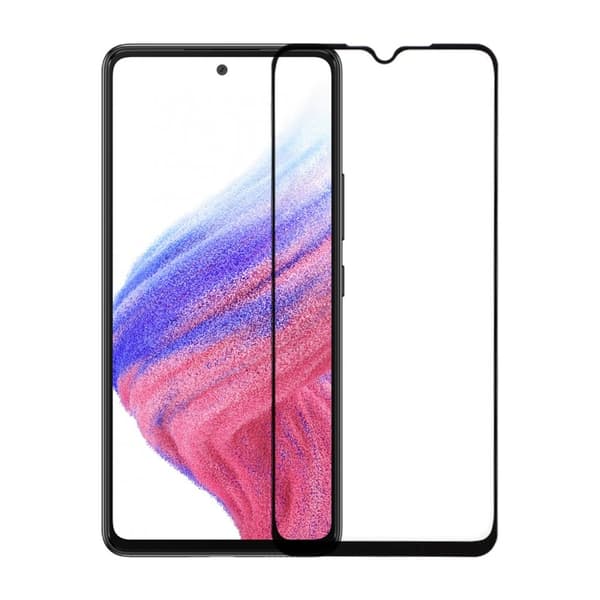 Skärmskydd Samsung A33 5G - 3D Härdat Glas Svart
