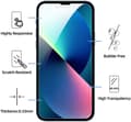 Miniatyrbillede 6 af 11: 2-PAK- Gennemsigtig skærmbeskytter iPhone 13, 13 PRO  (6,1 tommer)