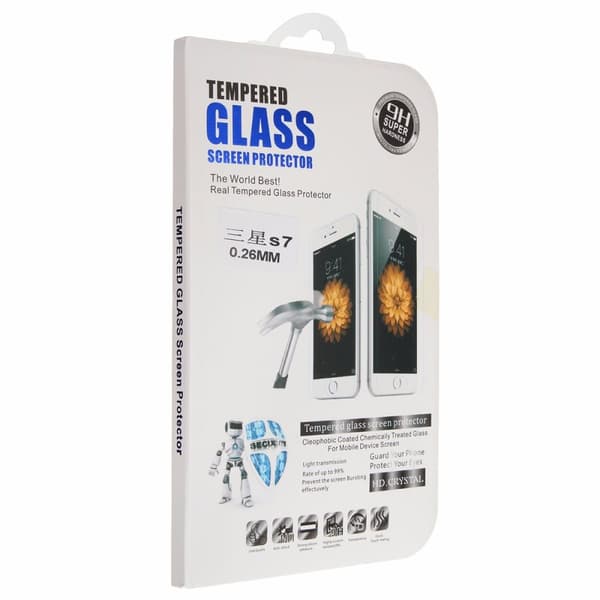 Karkaistu lasi 9H Full Cover Suojakalvo Suojakalvo Samsung Galaxy S7:lle