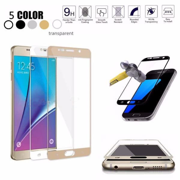 Karkaistu lasi 9H Full Cover Suojakalvo Suojakalvo Samsung Galaxy S7:lle