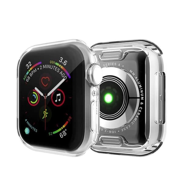 2-pck Heltäckande Skal till AppleWatch 4/5/6/SE Skärmskydd 44mm