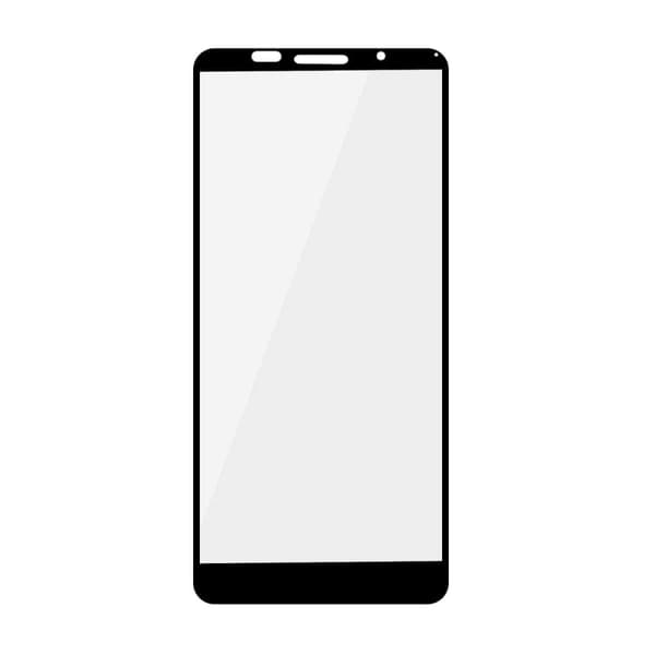 Huawei Y5P Skærmbeskyttelse - 3D Hærdet Glas Sort (Miljø)