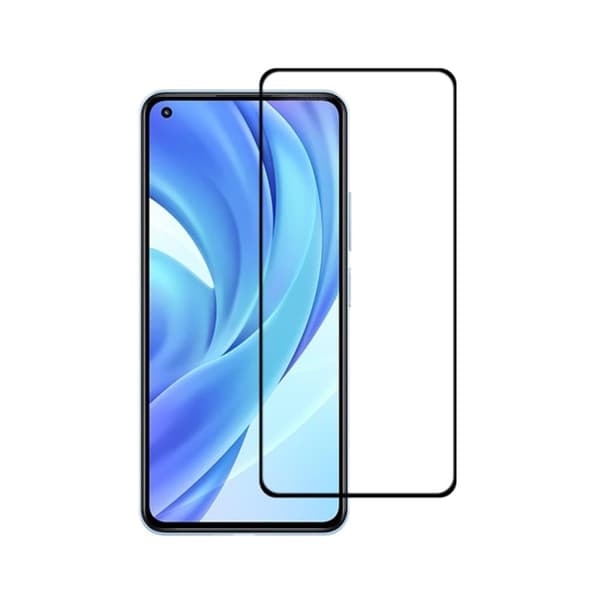 Skærmbeskytter Xiaomi Mi 11 Lite 5G - 3D Hærdet Glas Sort