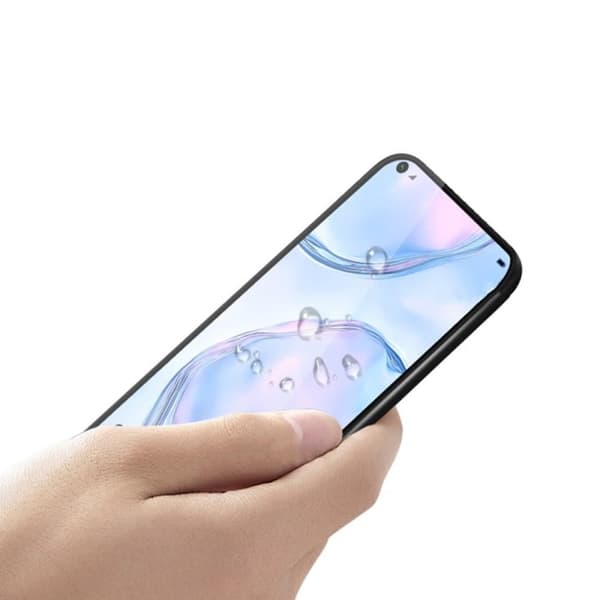 Huawei P40 Lite Skærmbeskyttelse - 3D Hærdet Glas Sort