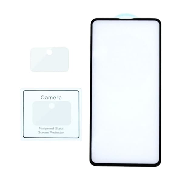 Skærmbeskytter og kamerabeskytter Samsung A71 - 3D Hærdet Glas