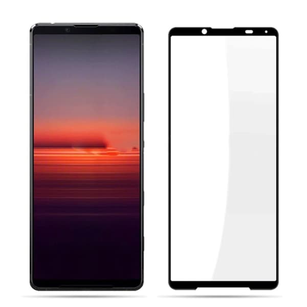 Näytönsuoja Sony Xperia 5 II 5G - Karkaistu Lasi Musta