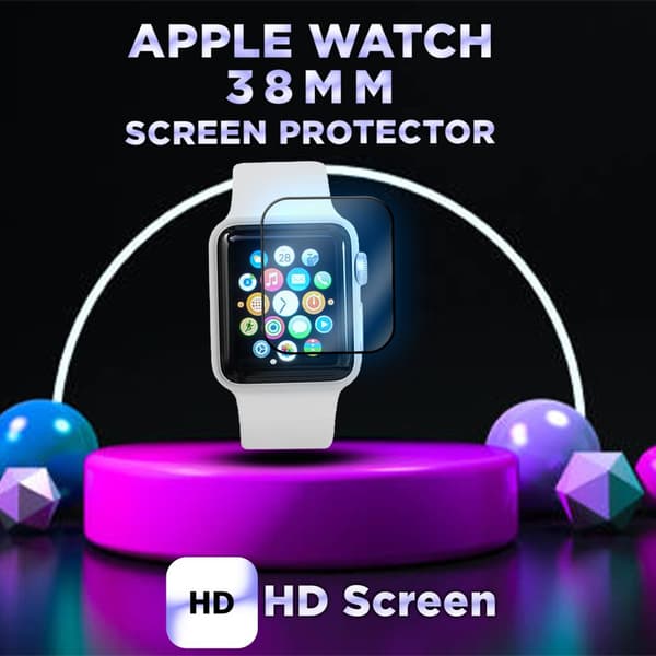 Apple Watch 38mm -Härdat glas 9H – Super kvalitet 3D