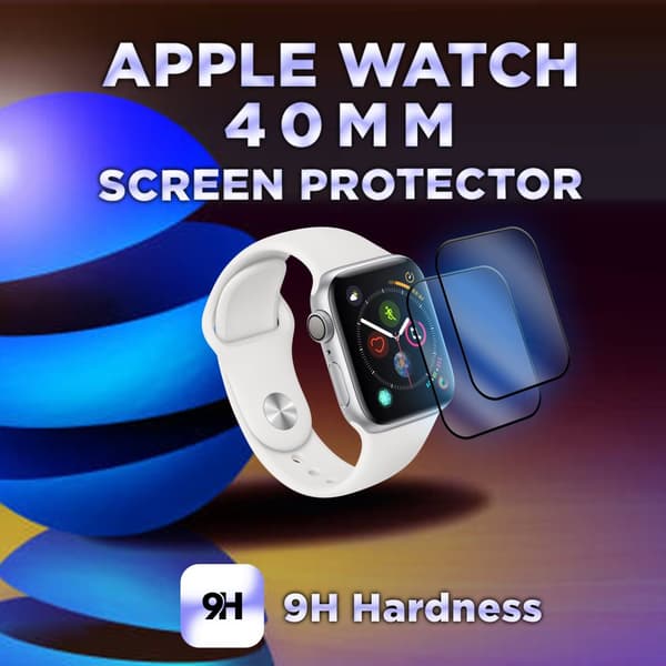 2 Pack Apple Watch 40mm -Härdat glas 9H–Super kvalitet 3D