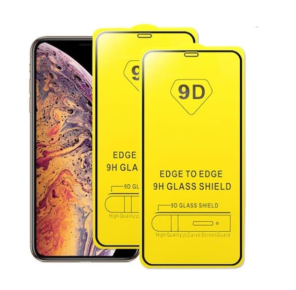 9D skærmbeskytter iPhone 12 Pro Max Härdat Glas (6.7 tommer) -2-PACK
