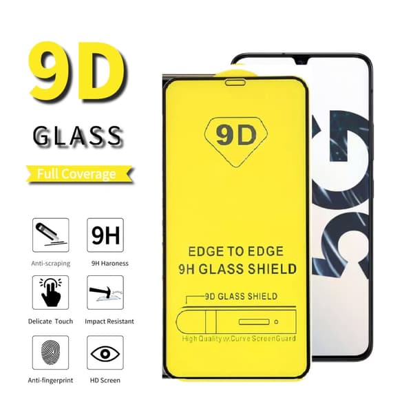 9D  Skærmbeskytter Samsung Galaxy A12/ A13 5G (6.5'')hærdet glas, 2-pak