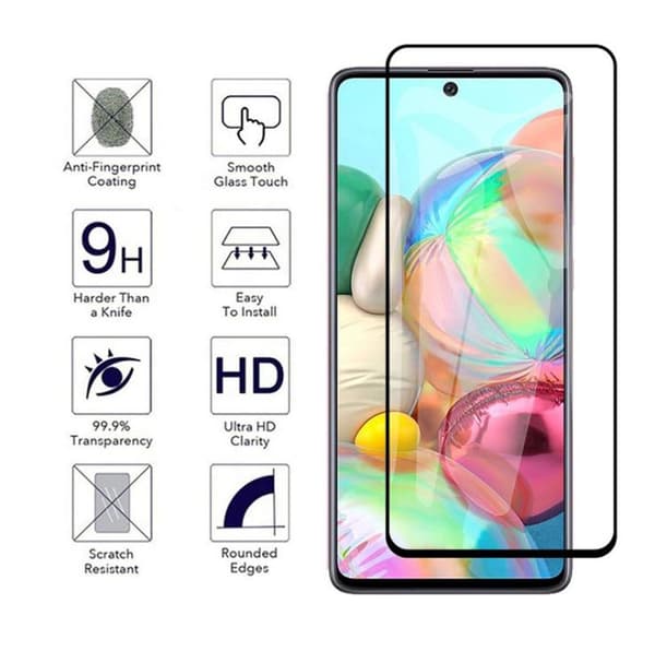 2 PAK -Skærmbeskytter Motorola Edge 20 5G (67 tommer), hærdet glas