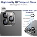 Miniatyrbillede 3 af 4: 2-PACK iPhone 12 Pro beskyttelse Linsebeskyttelse Kamerabeskyttelse