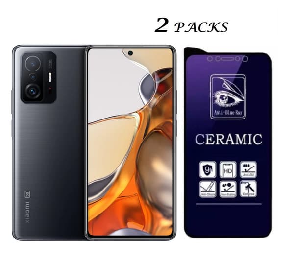2-PACK- Anti-blå, 9H skærmbeskytter Xiaomi 11T PRO 5G (6.67'')