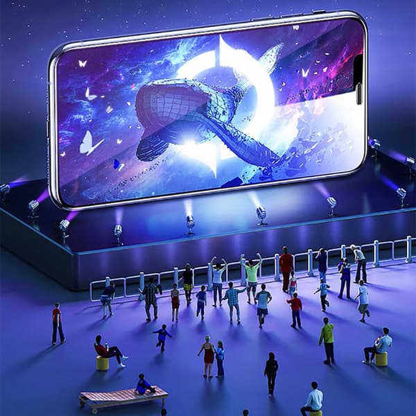 Anti-blå, 9H skærmbeskytter Samsung Galaxy A33 5G, A32, A31 (6.4") 2-PACK