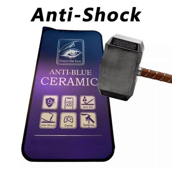 Anti-blå, 9H skærmbeskytter Samsung Galaxy A33 5G, A32, A31 (6.4") 2-PACK