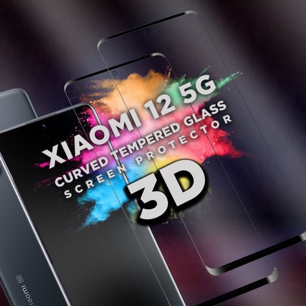 2 Pack Xiaomi 12 5G - Härdat glas 9H-Super kvalitet 3D